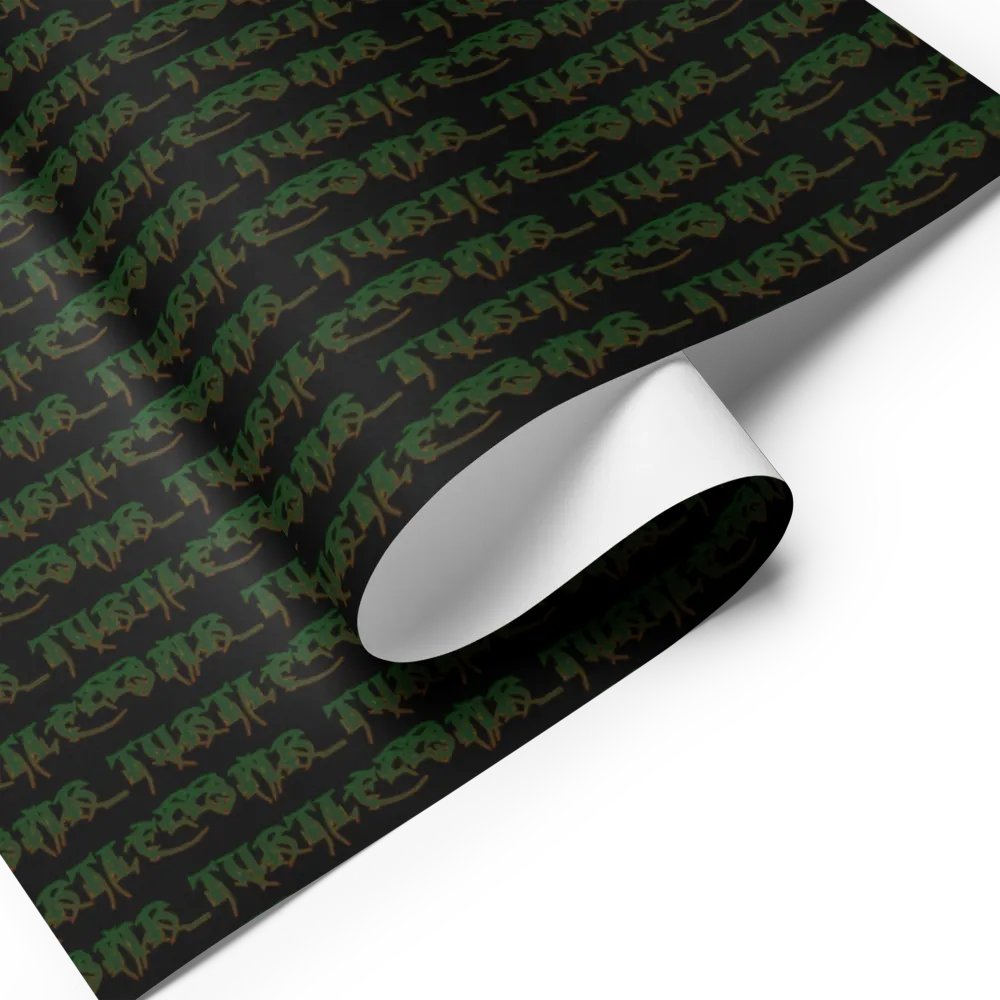 Mr turtle logo wrapping paper product image (7)