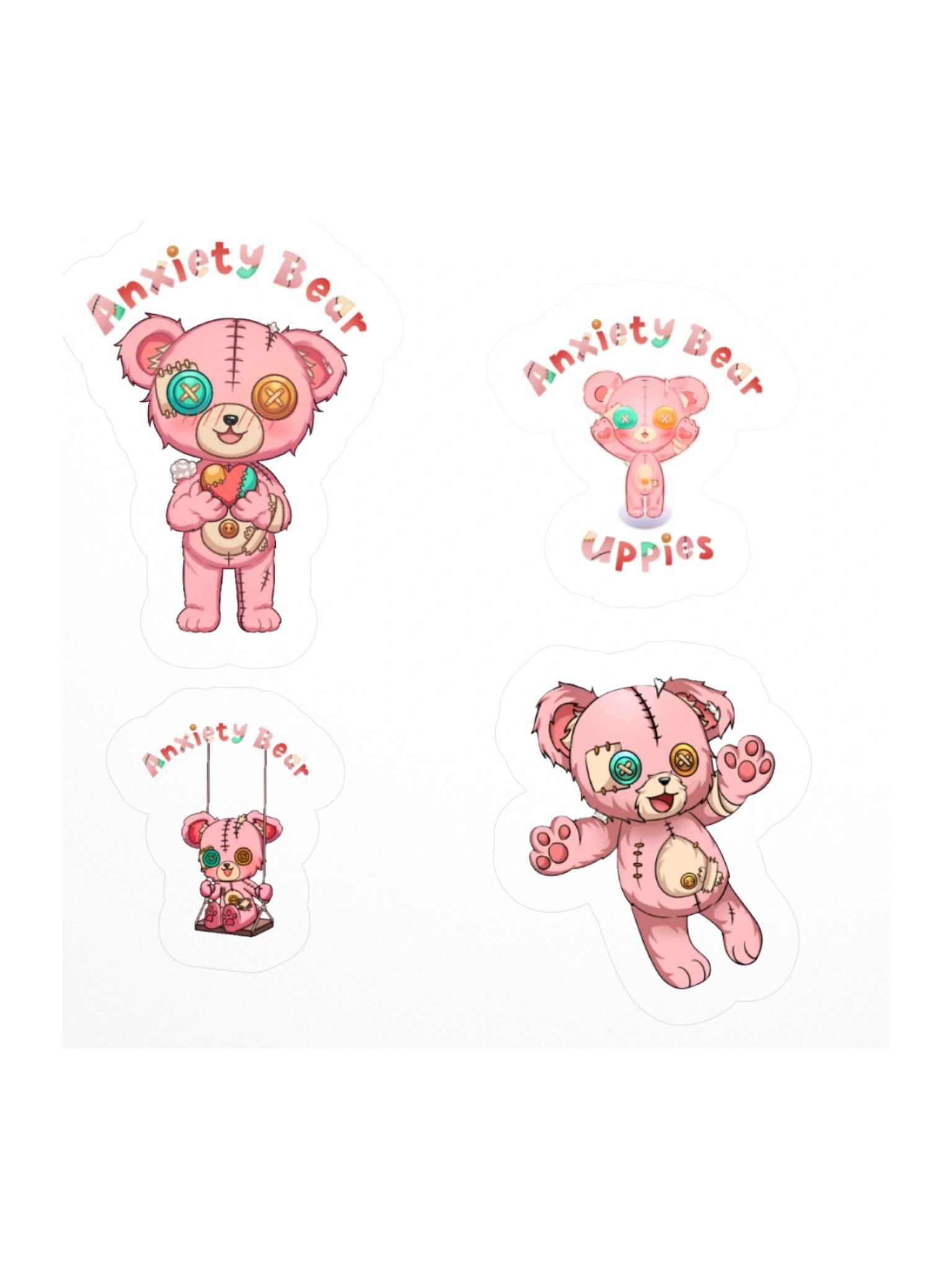 Anxiety Bear Heart product image (1)