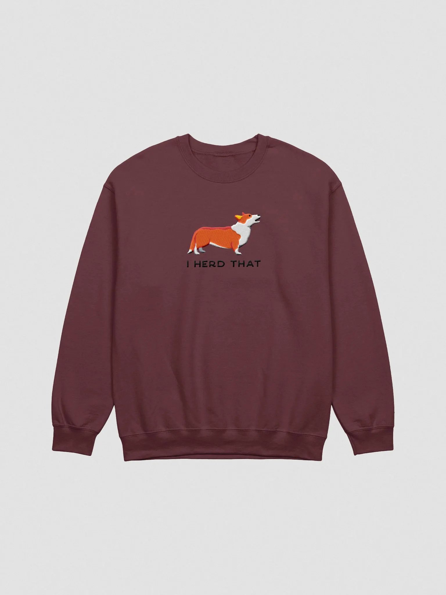 I Herd That Sweatshirt (Embroidered) of a Cardigan Welsh Corgi product image (4)