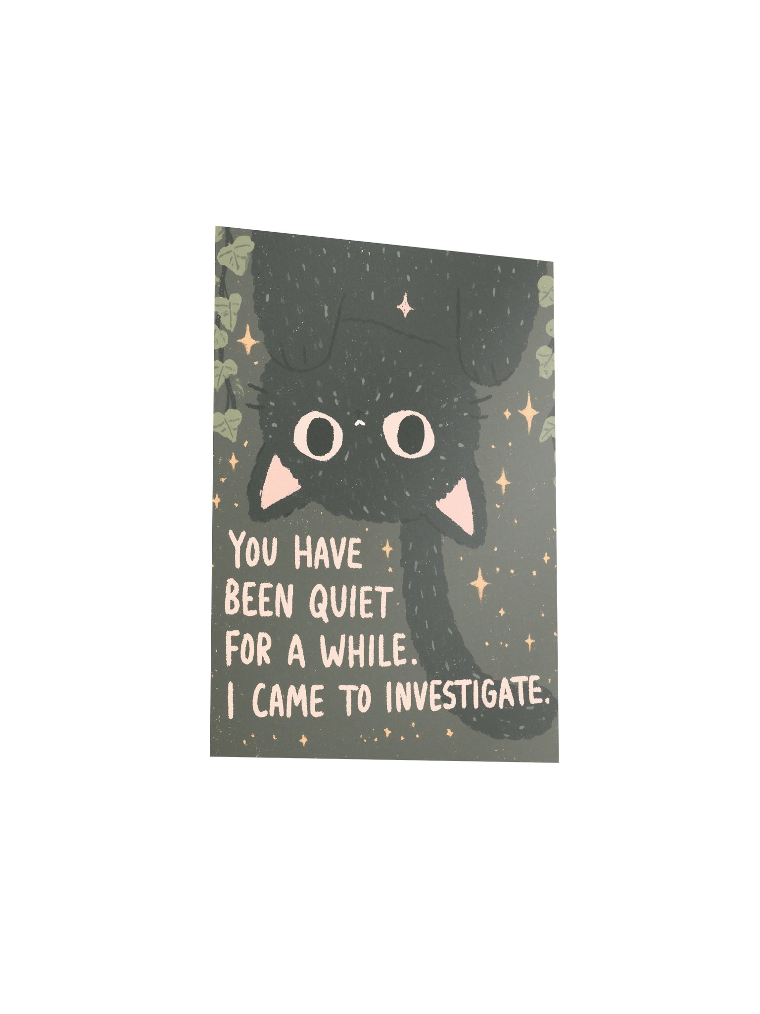 I Came to Investigate Cat Poster product image (16)
