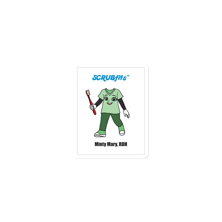 SCRUBfit™ Minty Mary, RDH Magnet product image (1)