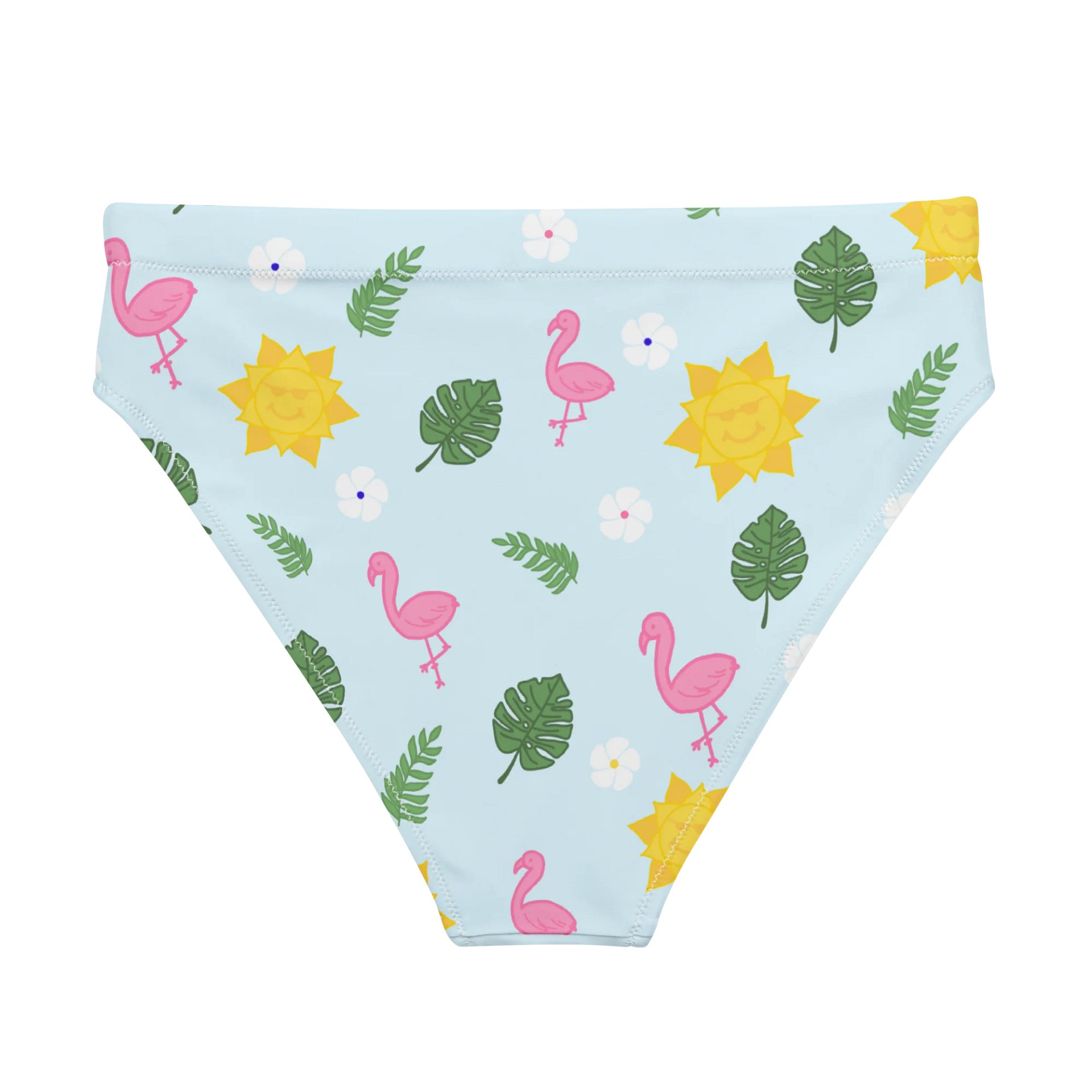 Summer Fun Pattern High Waisted Bikini Bottom product image (2)