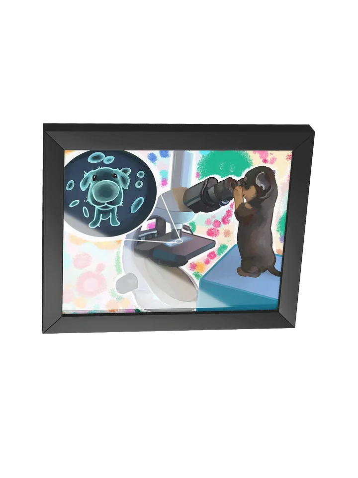 Microbiology framed poster product image (2)