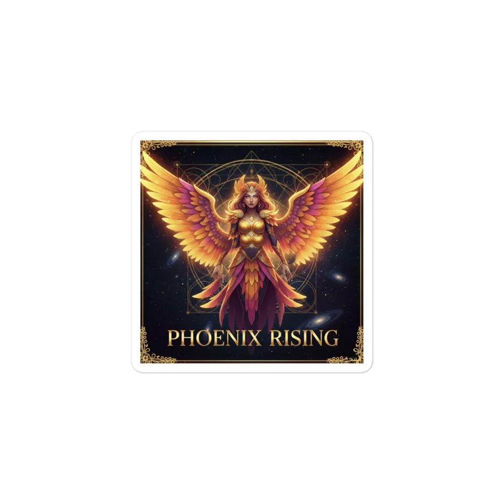 Phoenix Rising Kiss Cut Stickers product image (1)