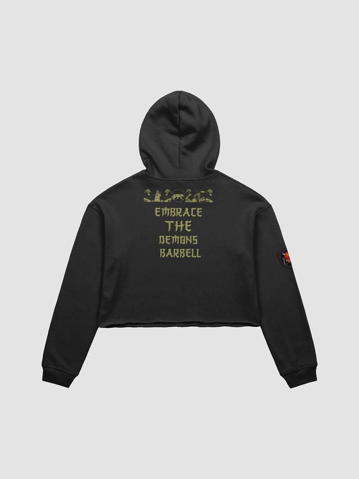 THE ONI BARBELL crop top hoodie product image (5)