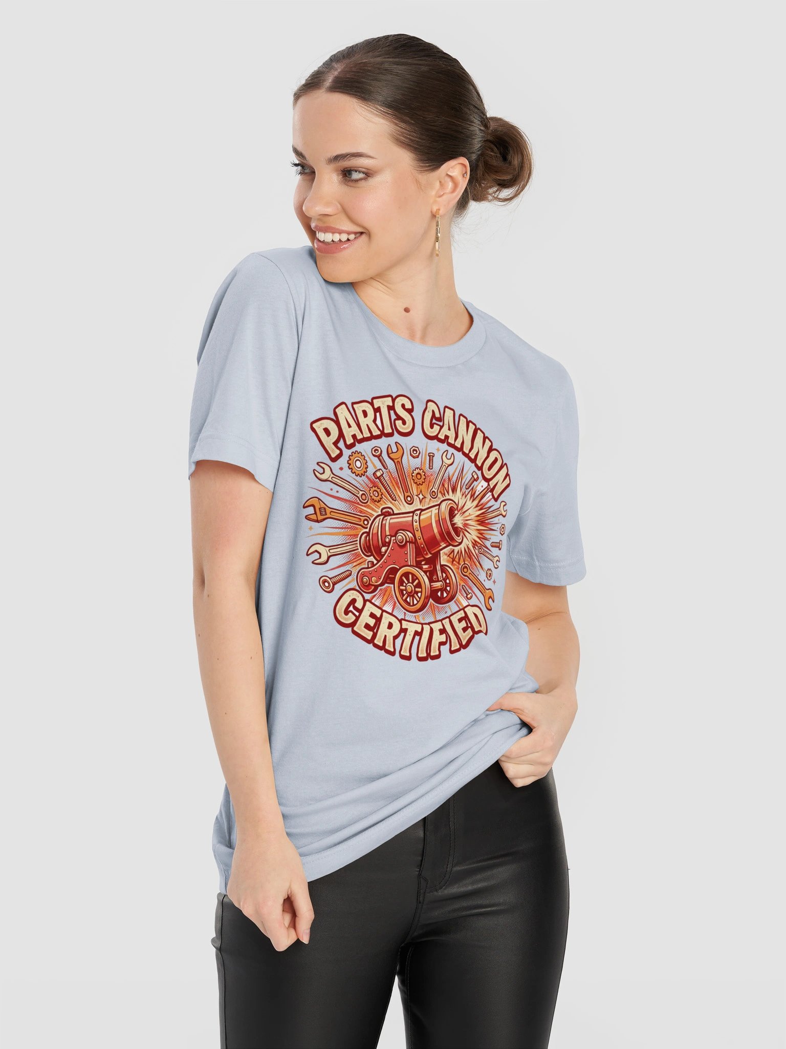 Parts Cannon Certified Funny Mechanic T-Shirt – Last Bay Supply product image (11)