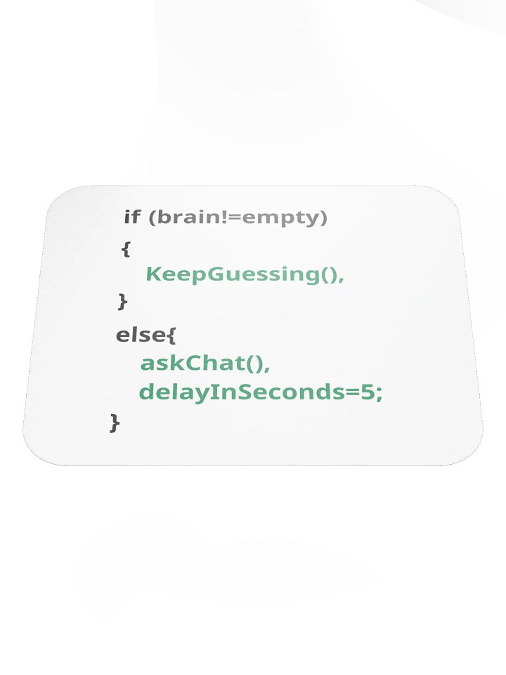 Wordle Gameplay Coding for Gamer Sean Mouse Pad product image (1)