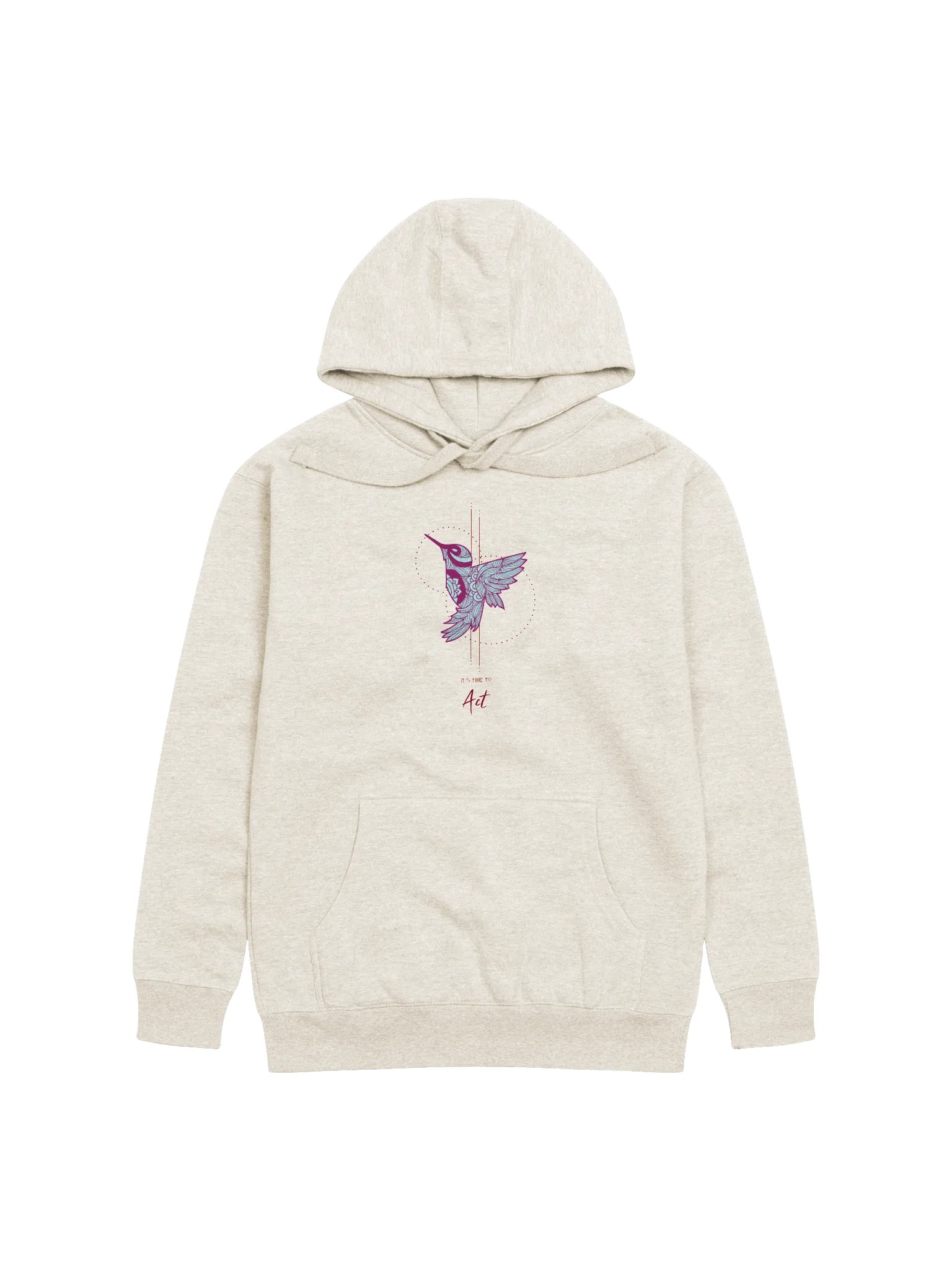 Vibrant Hummingbird Unisex Hoodie product image (1)
