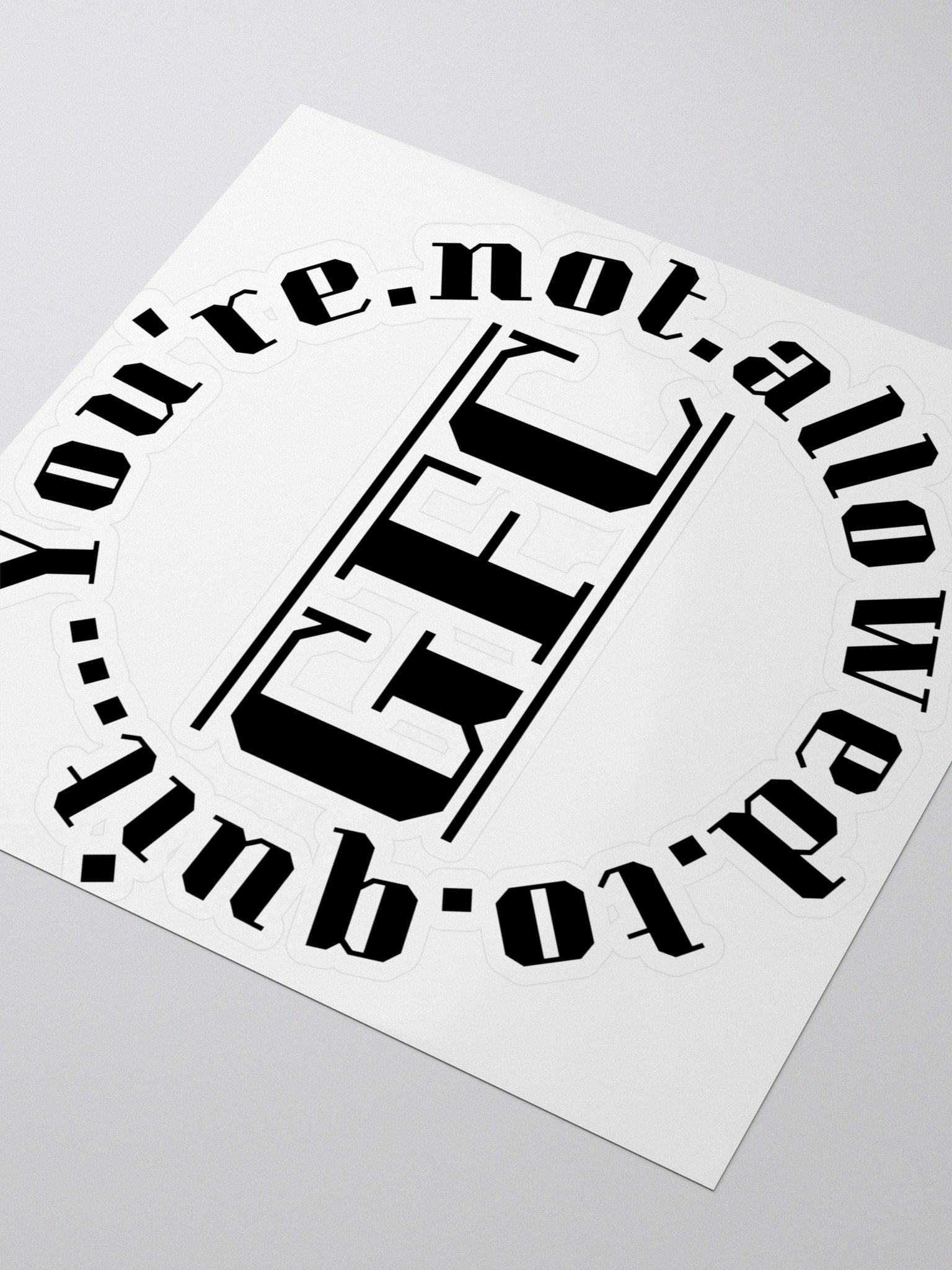 YNATQ Circle Sticker product image (3)