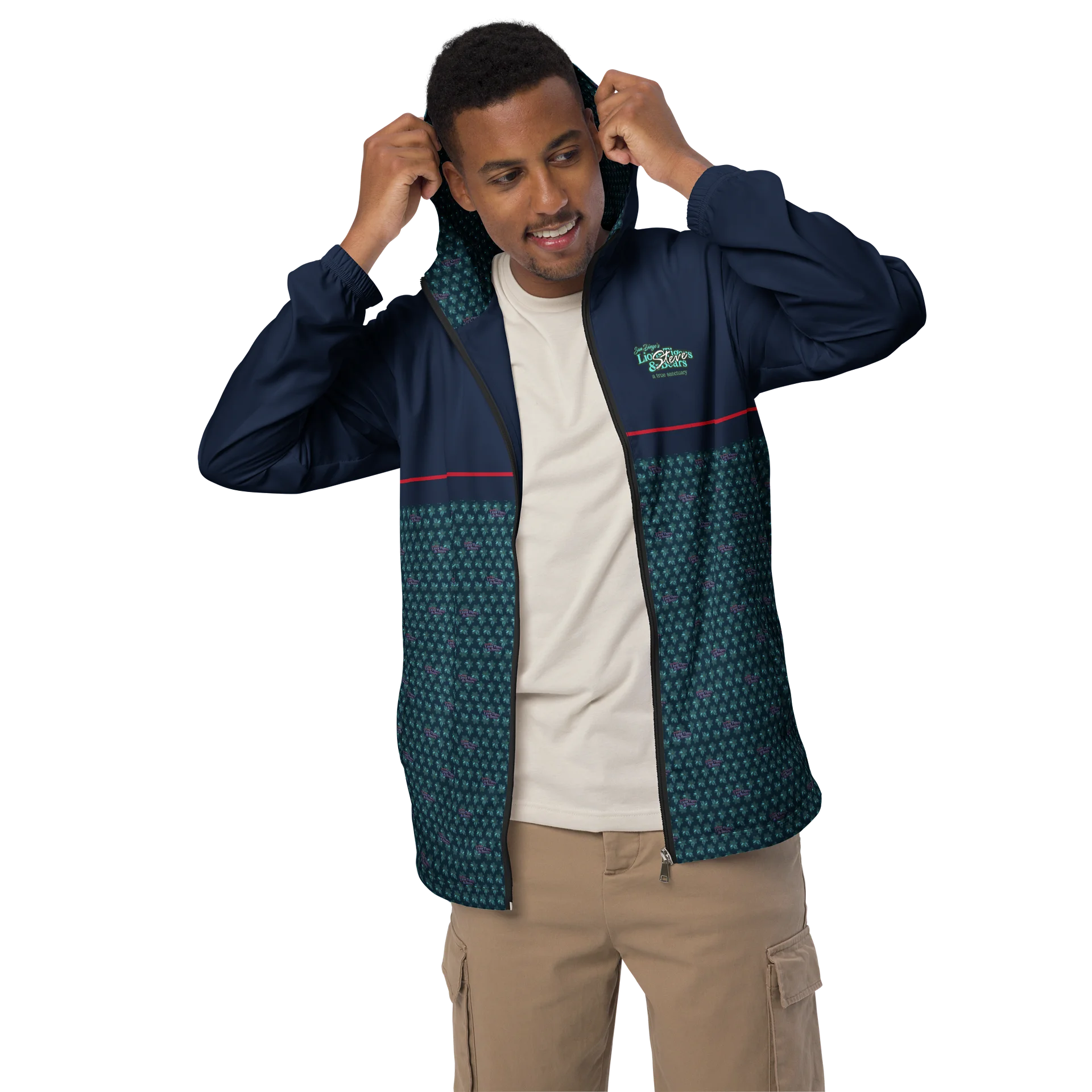 Navy/Palms/LIS (Steve) Windbreaker product image (3)