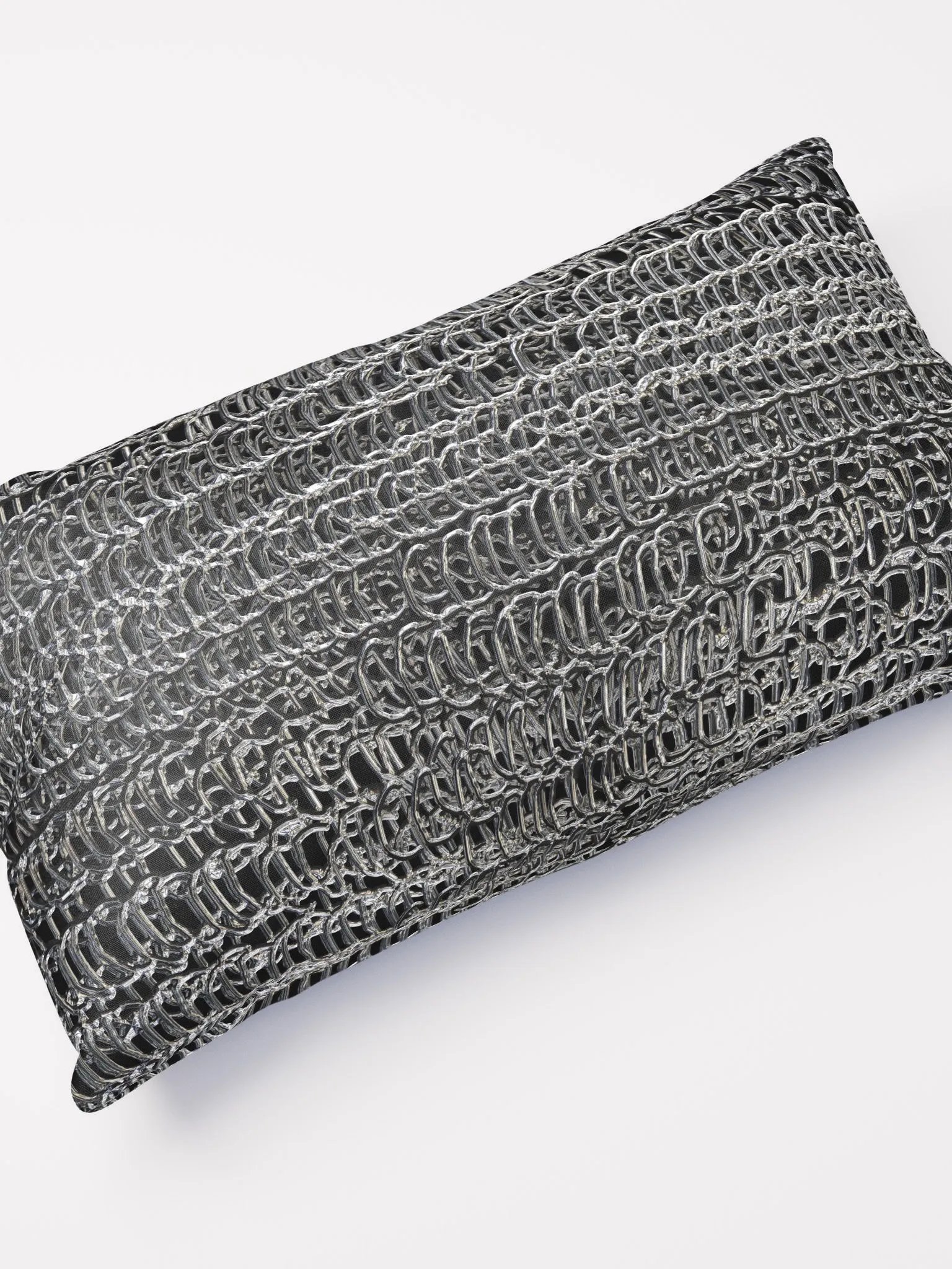 Chainmaille Throw Pillow product image (10)