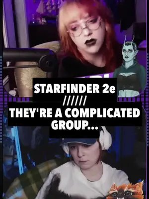 They're a complicated group... Catch our #starfinder2e series The Vast on your favourite pod app OR when we record live on Twitch. Featuring: @benbyyyy as TJ The Mechanic @camillachangeling as Kivari the Operative Grayson as Rono the Witchwarper Erin as Iapetus the Mystic & Fig as Skrank the Technomancer #starfinder #ttrpgtok #dndtiktok #dnd5e