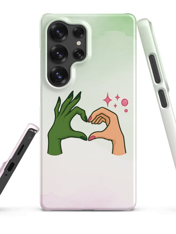 Broadway Witch Friendship Samsung Case – Wicked Heart Hands Art – Gelphie Gift Idea product image (47)