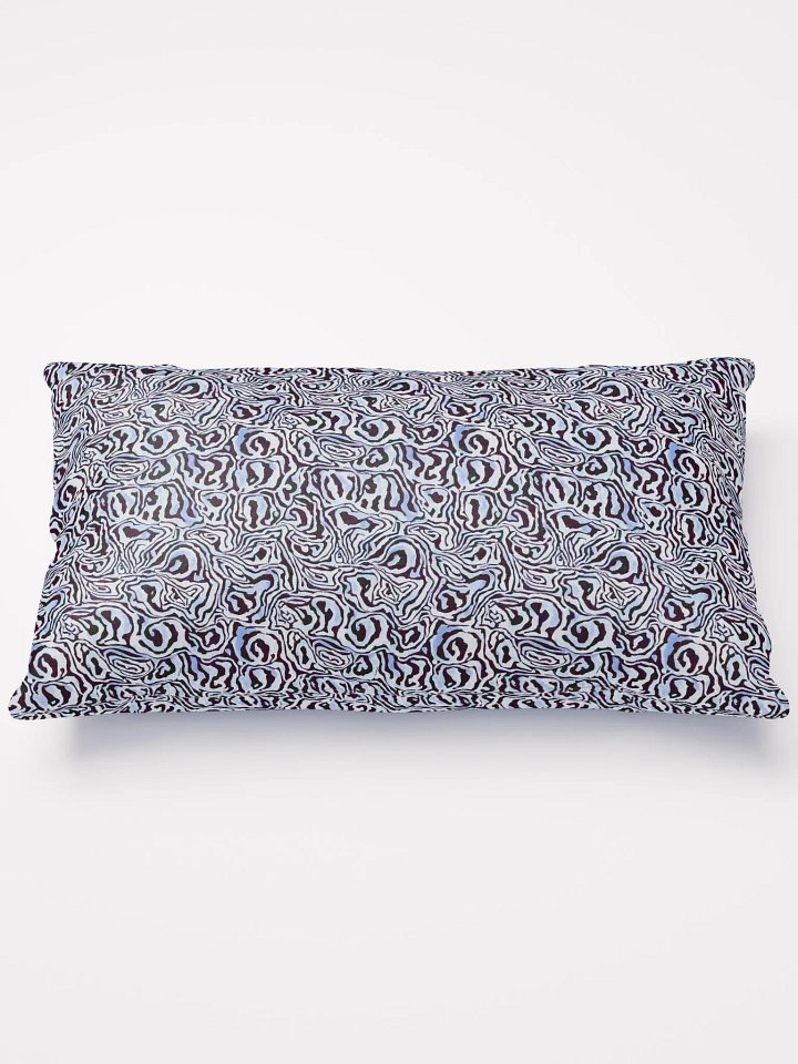 Blue Black Snake Pattern Pillow product image (3)