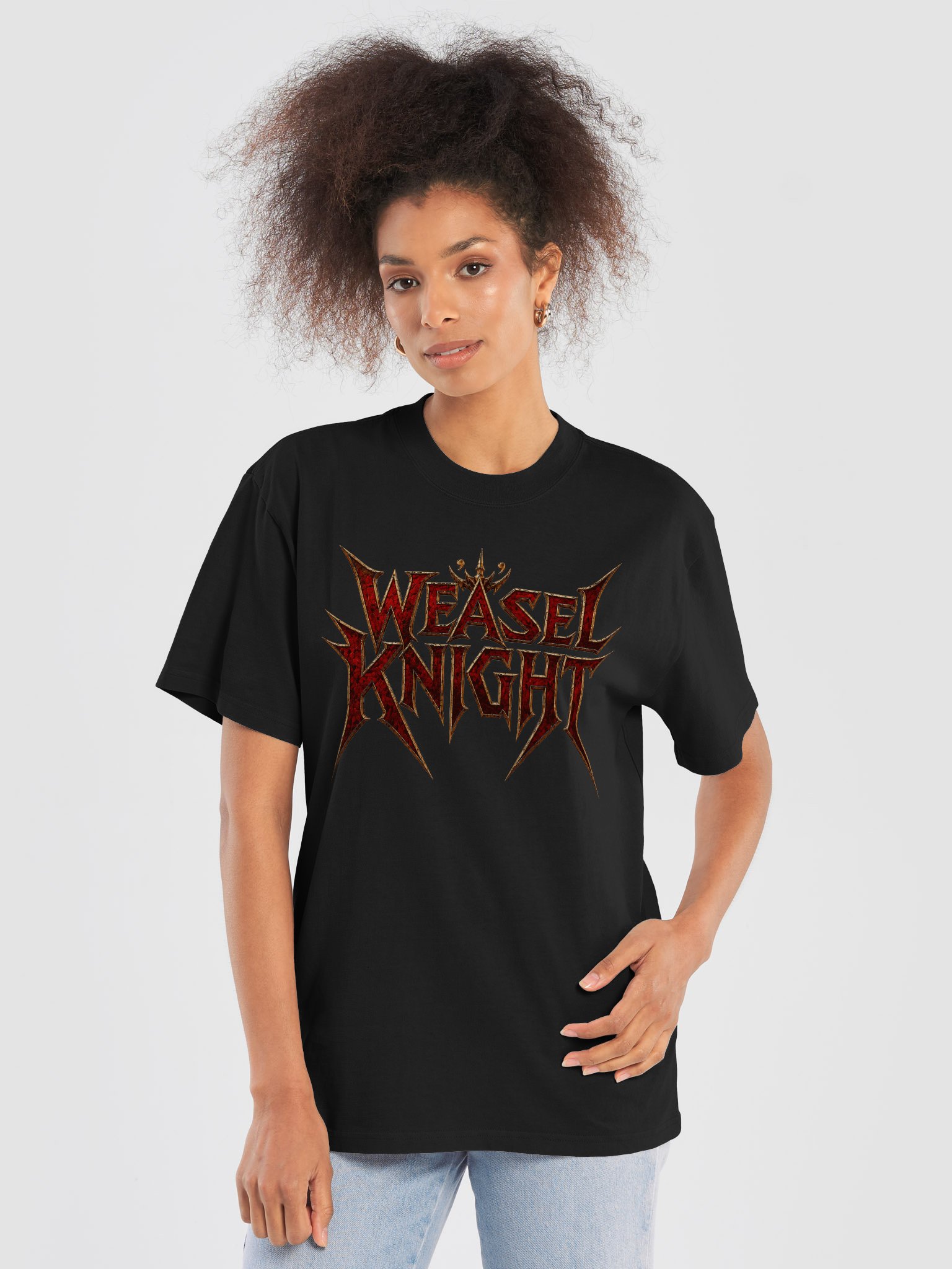 Weasel Knight - Metal Logo Shirt product image (5)