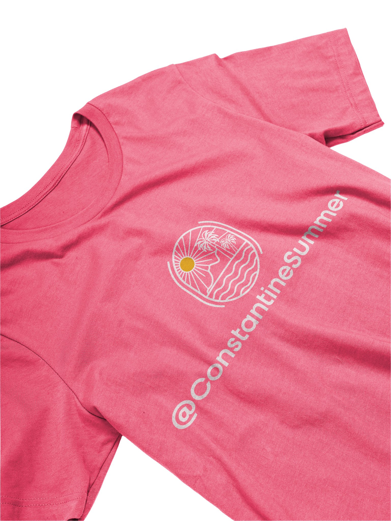 @CONSTANTINESUMMER: GETAWAY PRINT T-SHIRT by Bella+Canvas (pink) product image (3)