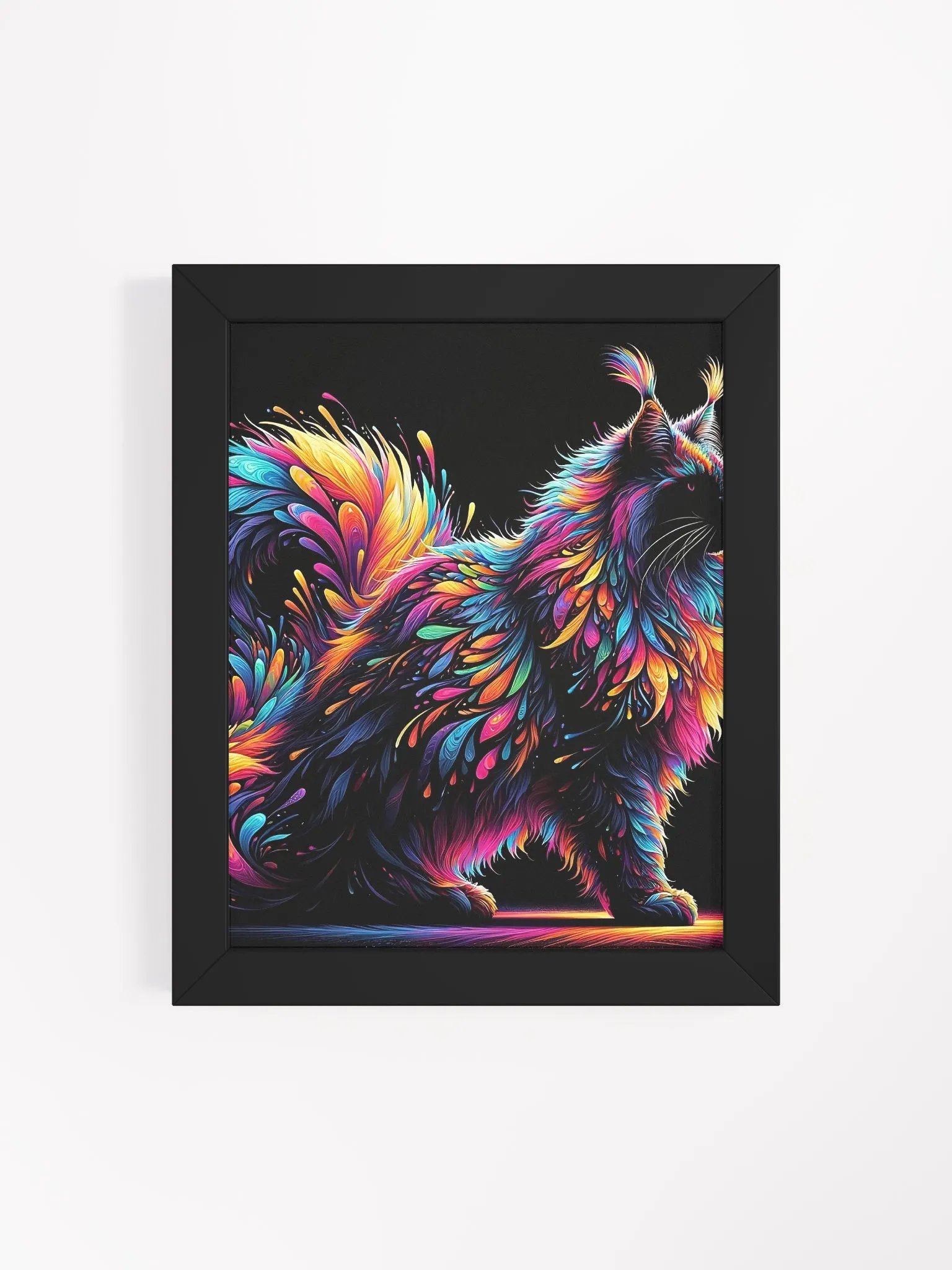 Framed High-Quality Matte Poster (in): Maine Coon 3 product image (4)