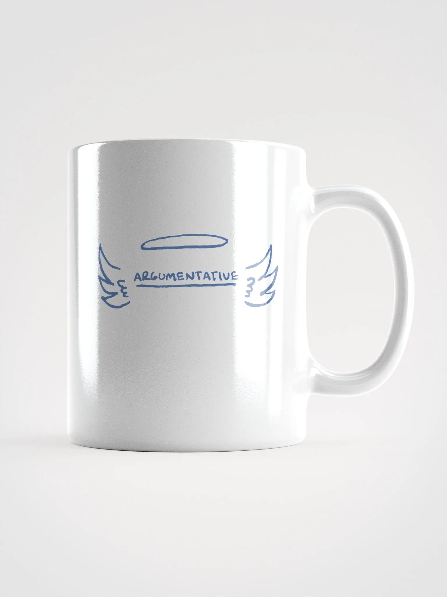 ANGELIC (teal design) mug product image (1)