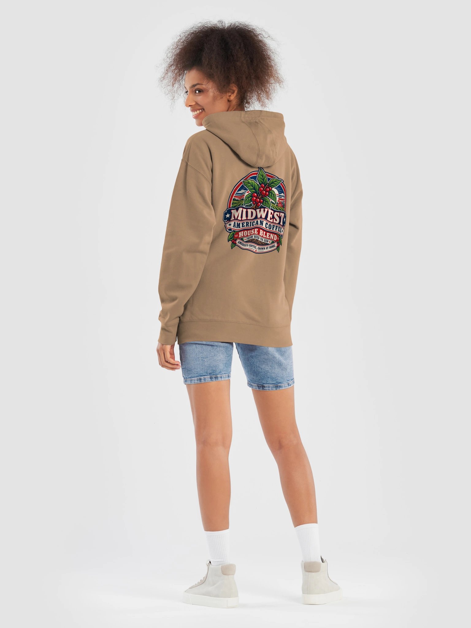 Midwest American Coffee House Blend Hoodie – From Seed to Cup product image (8)