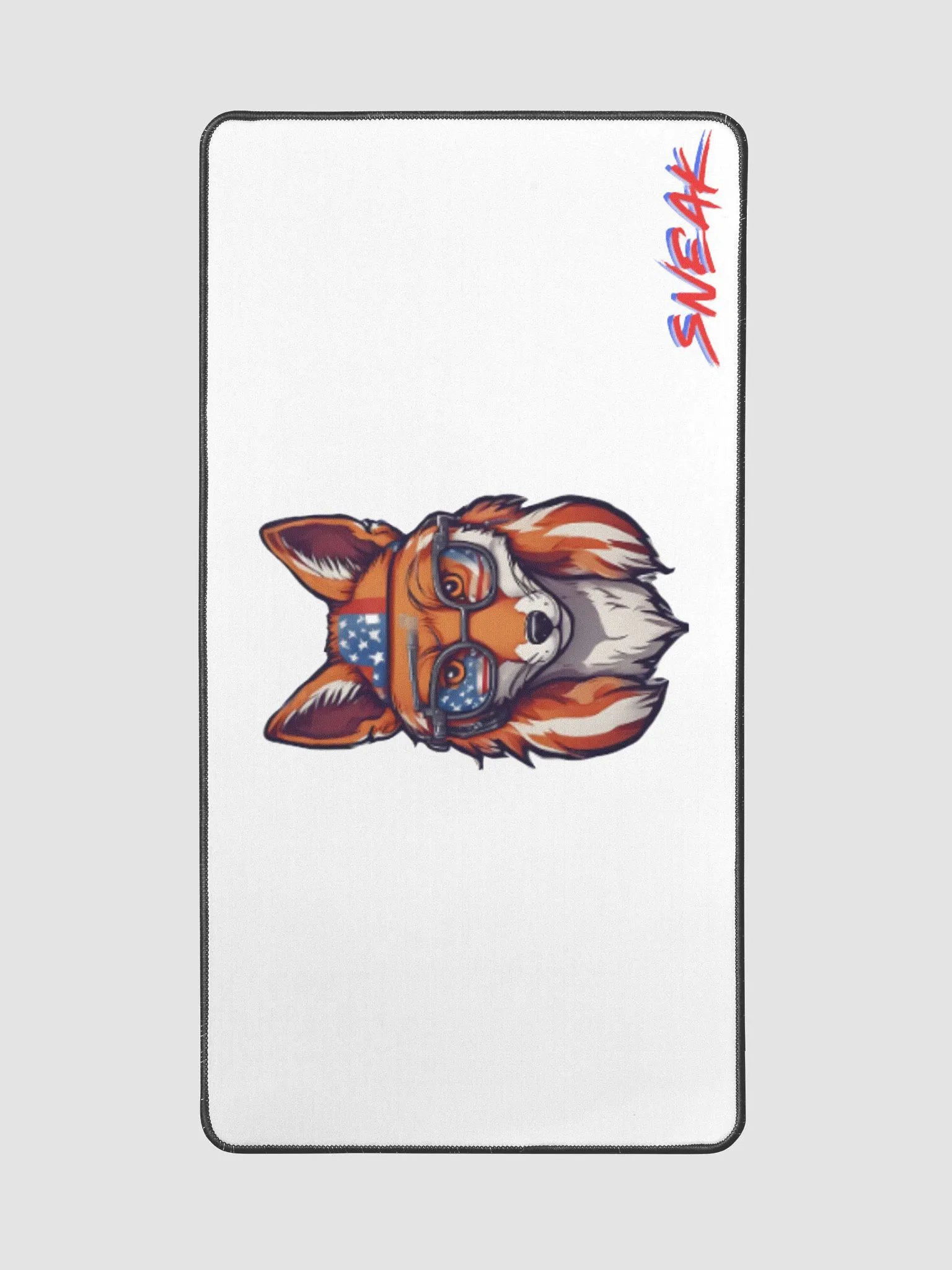 Mullet Fox Oversized Mouse Pad - July 4th product image (2)