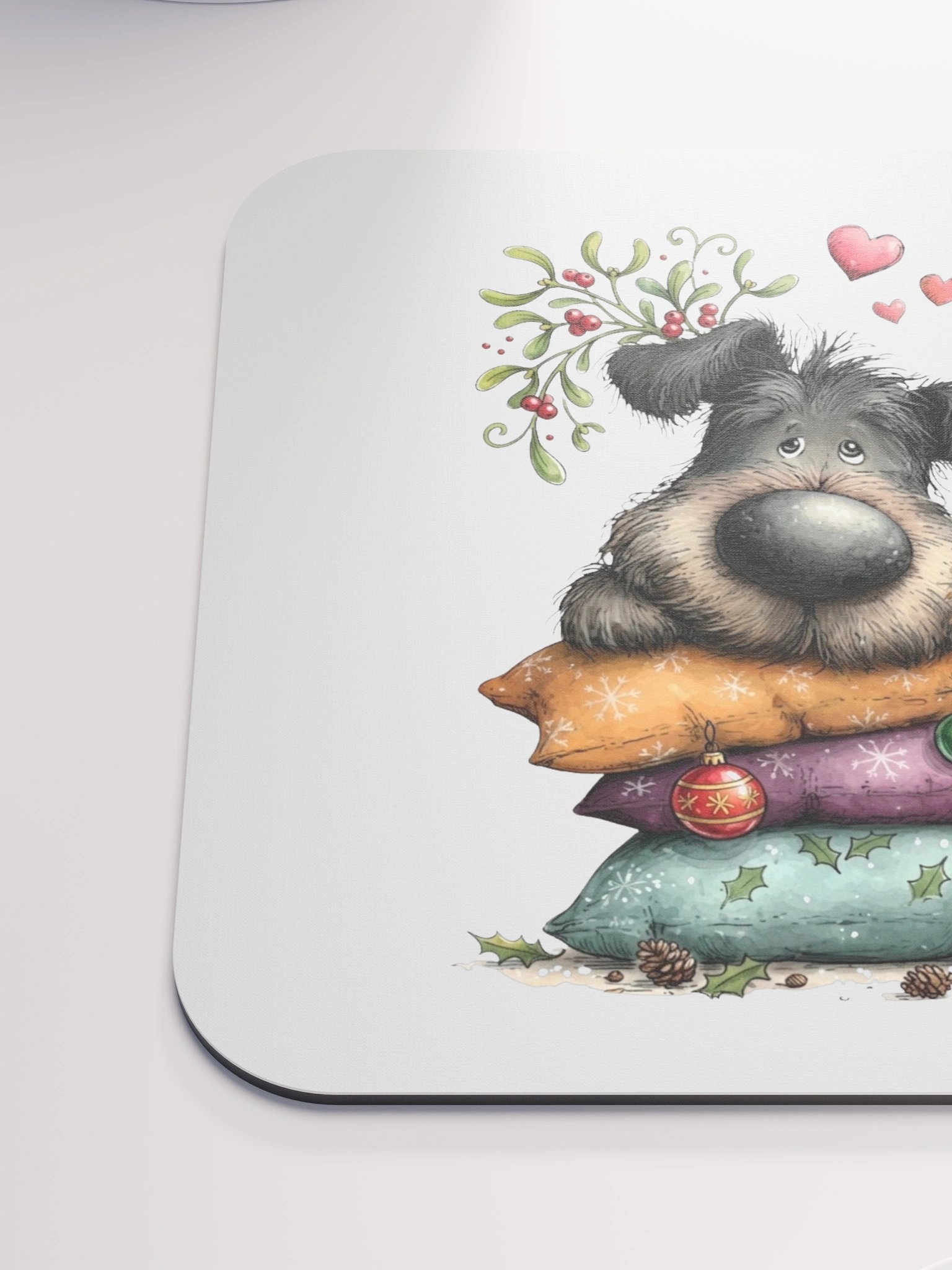 Cozy Christmas Dogs Mouse Pad product image (6)