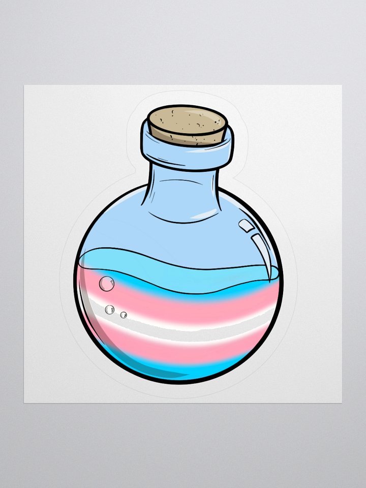 Trans Pride Potion | 3" Sticker product image (1)