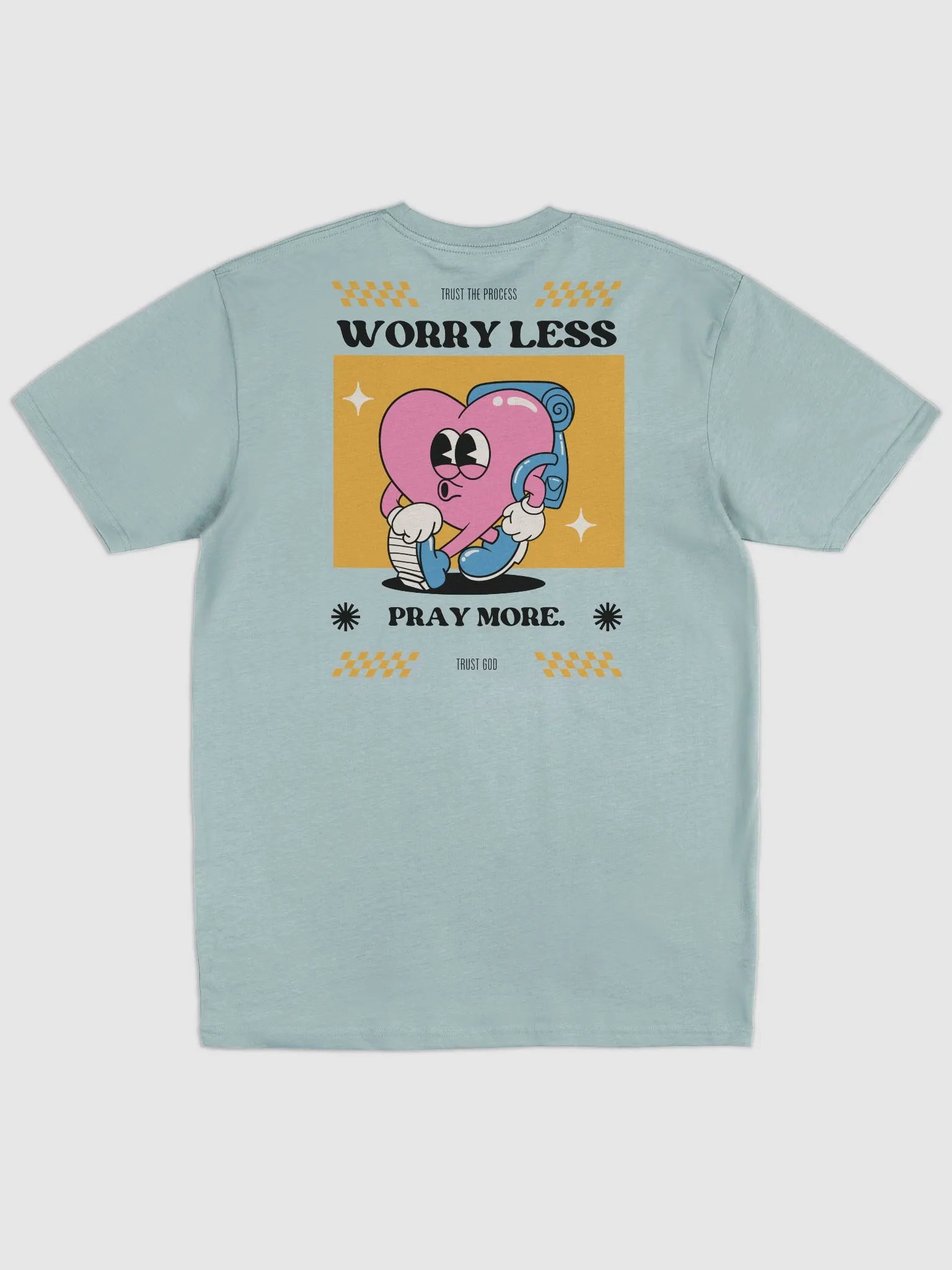 BlackSheep - Pray More Worry less FIT Shirt product image (2)