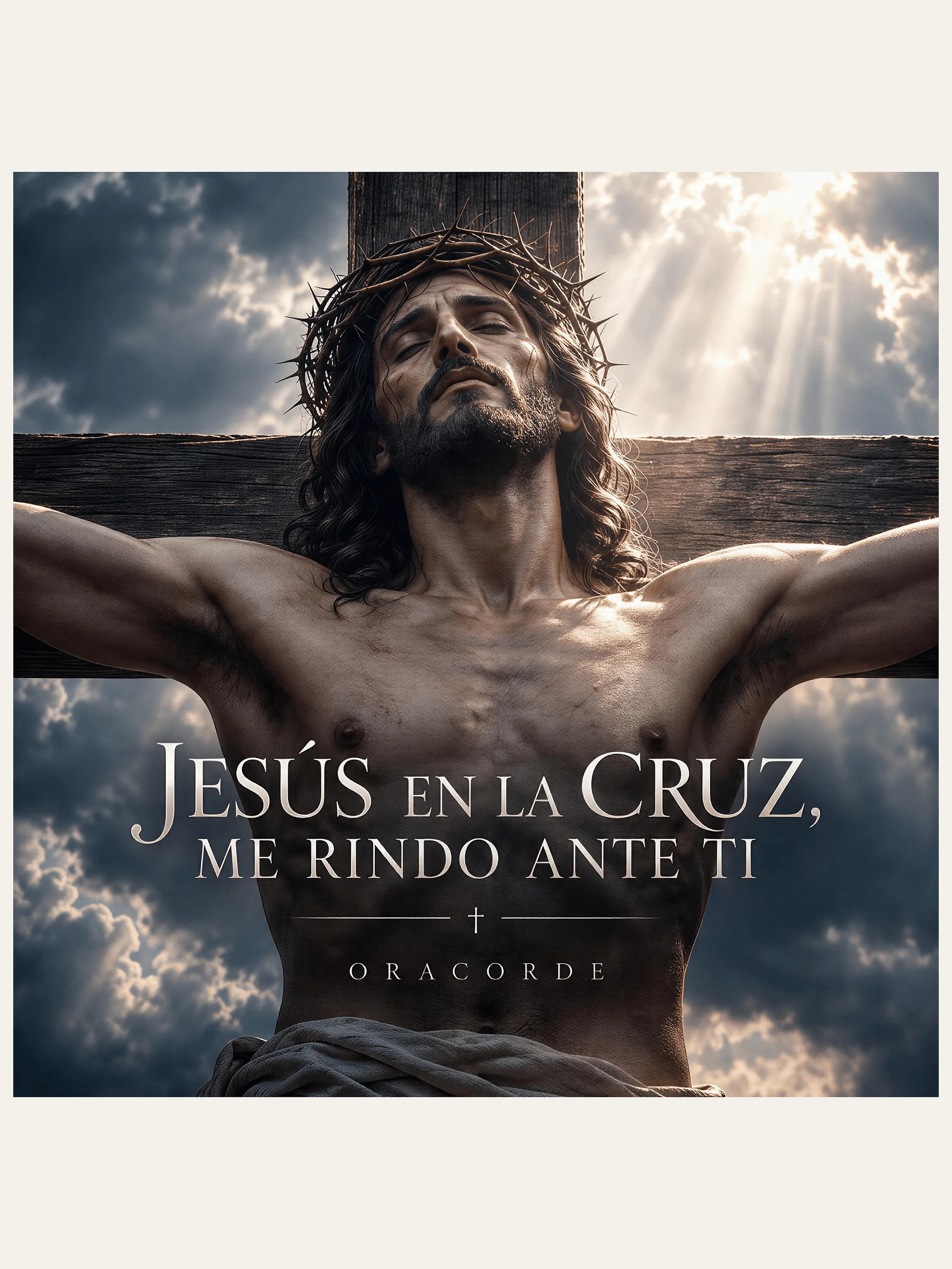 Jesús en la Cruz, Me Rindo Ante Ti | Oracorde product image (1)