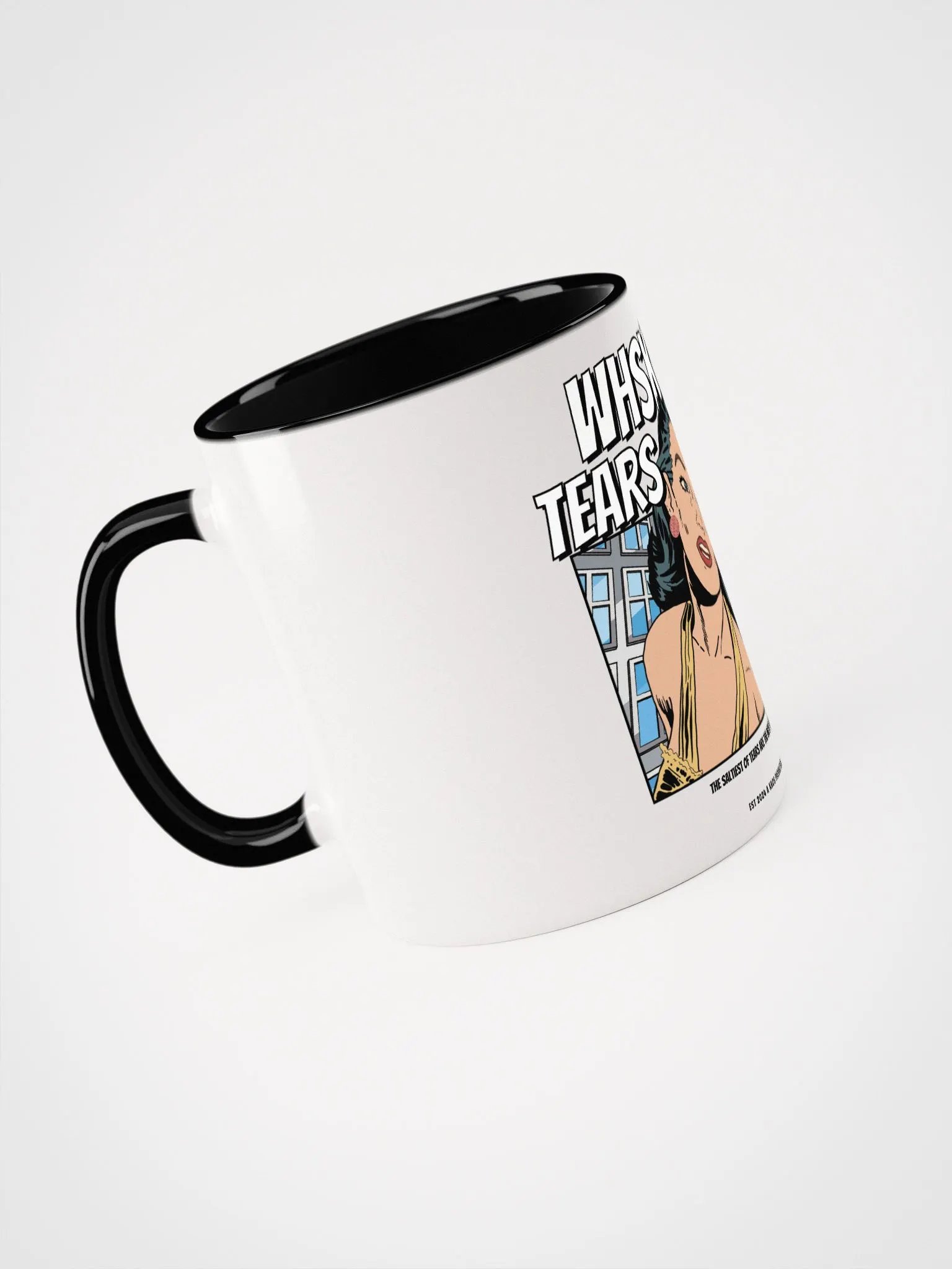 Whiskey Tears Pop Art Ceramic Mug product image (4)