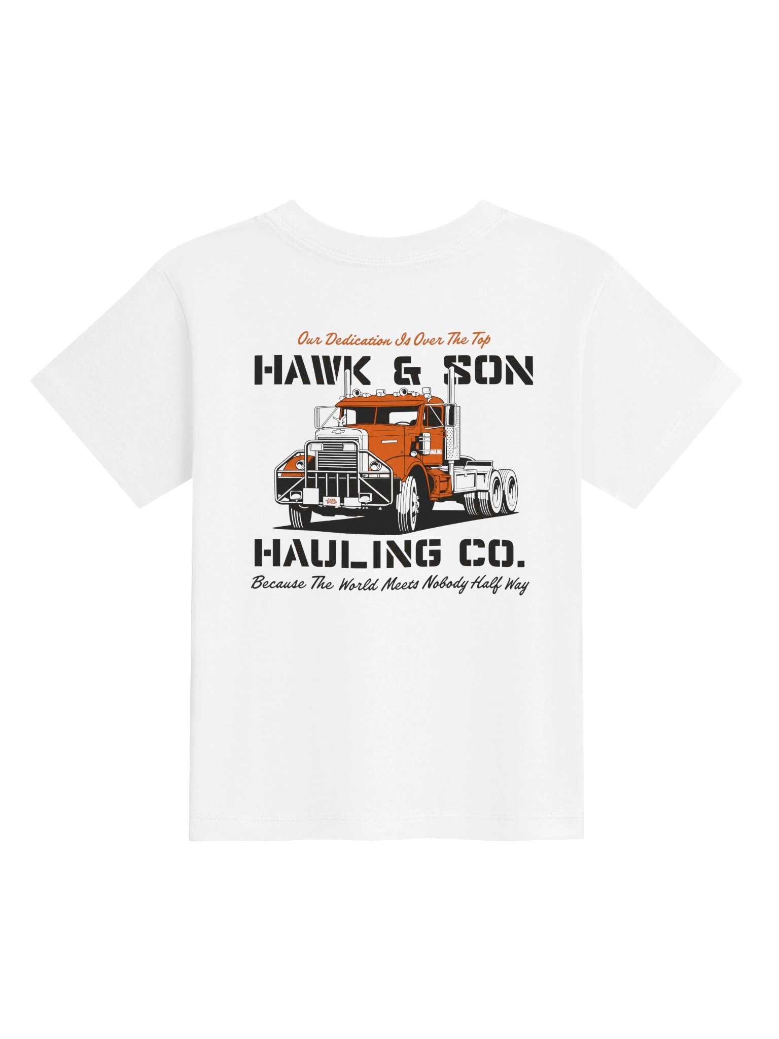 Orange Truck Graphic Toddler Tee product image (4)