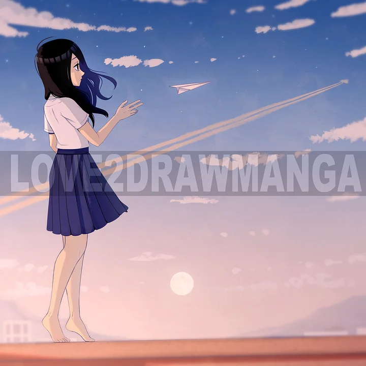 Paper Airplane - Original Art product image (2)
