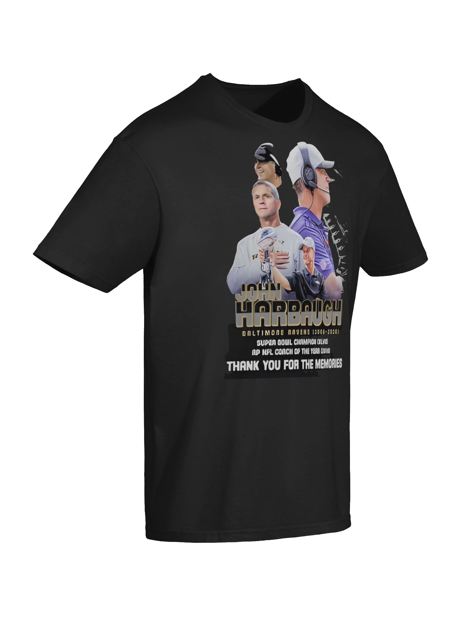 Baltimore Ravens John Harbaugh Thank You The Champions 2026 T-Shirt product image (10)