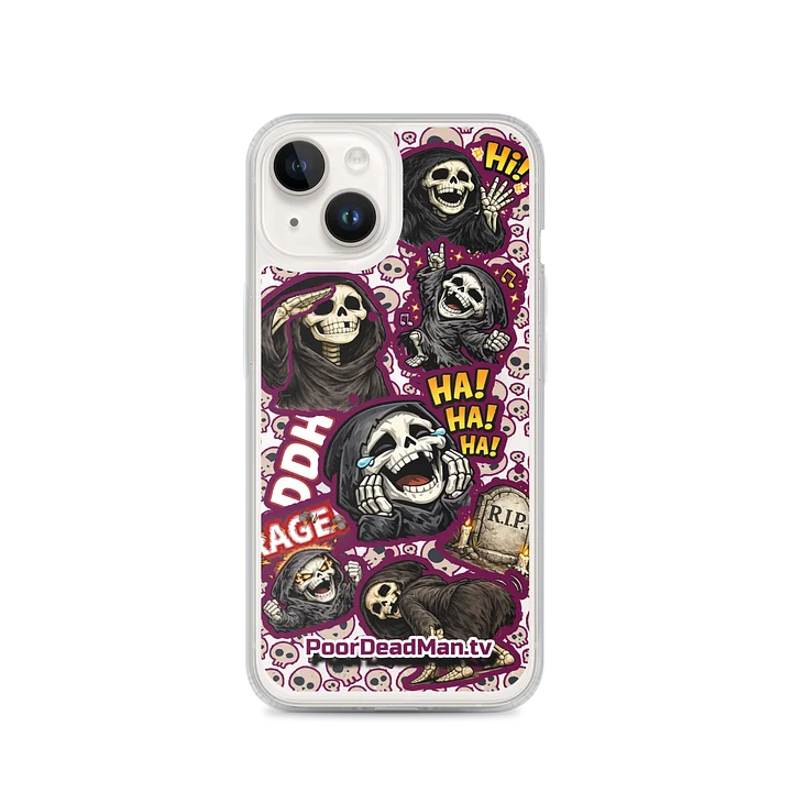 PDM Dead Laugh Clear Phone Case product image (2)