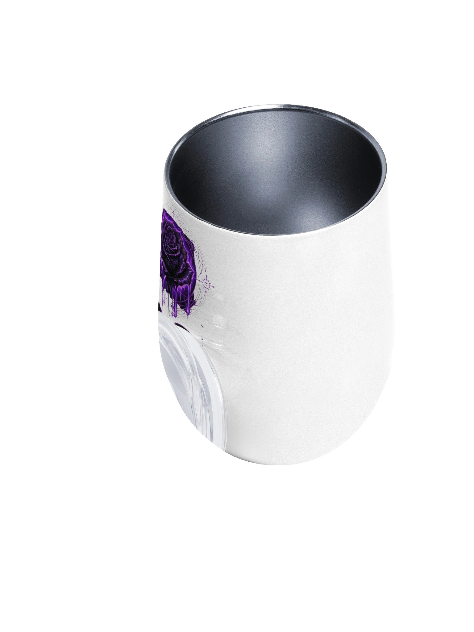 Bleeding Into Eternity — Purple Gothic Wine Tumbler product image (3)