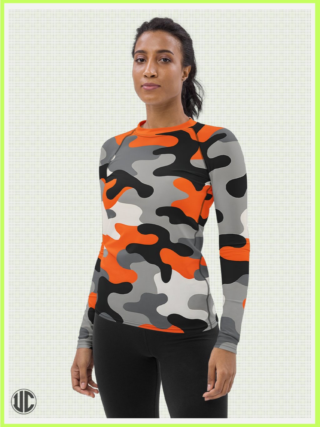Riot – Urban Camo Women’s Rash Guard product image (5)
