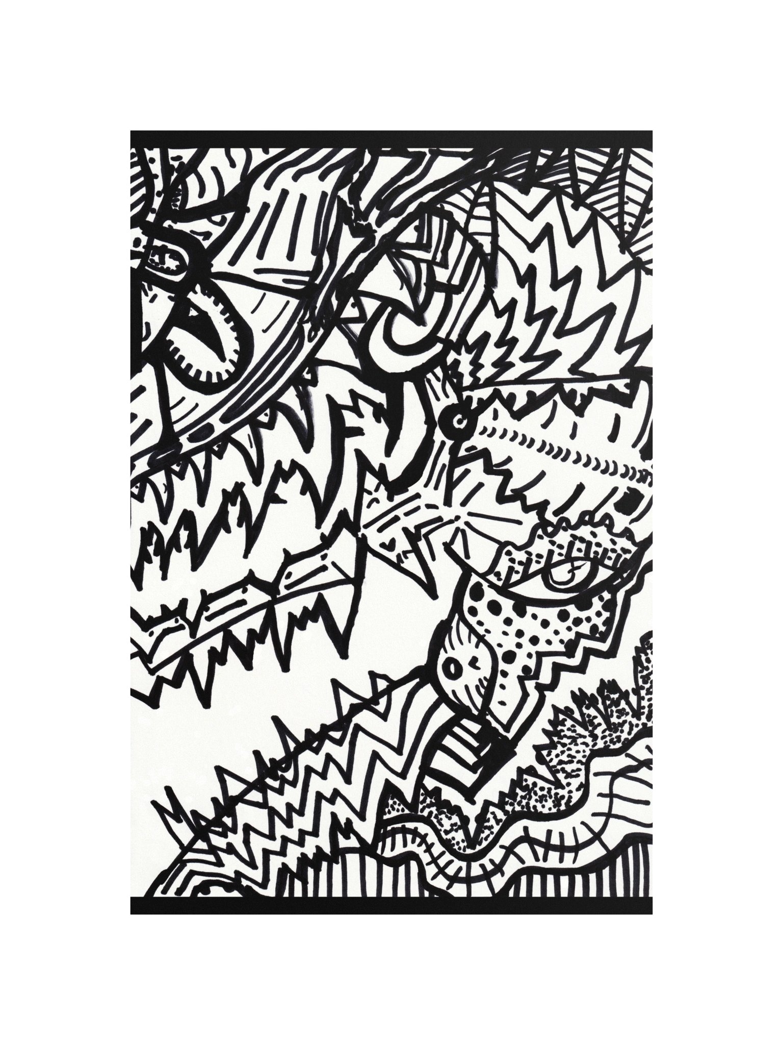 #22 Serpent - B&W Poster product image (4)