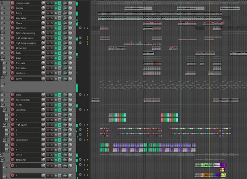 Jeebs, our projects are so much more to manage the they used to be :| 

OG Blood and Bones was 7 tracks #reaper #musicproduction