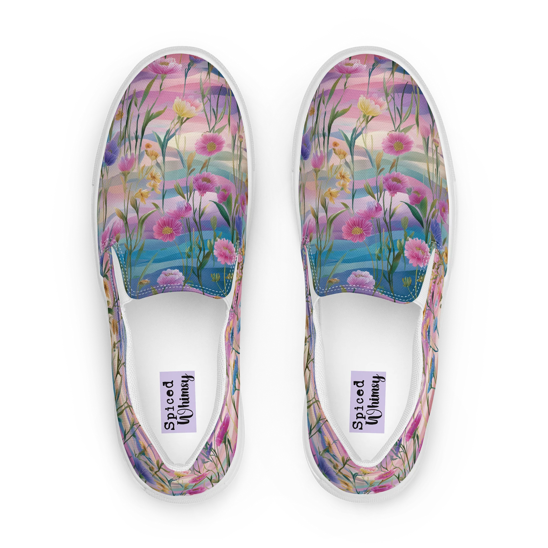 Whimsical Garden Delight Women's Slip-On Shoes product image (1)