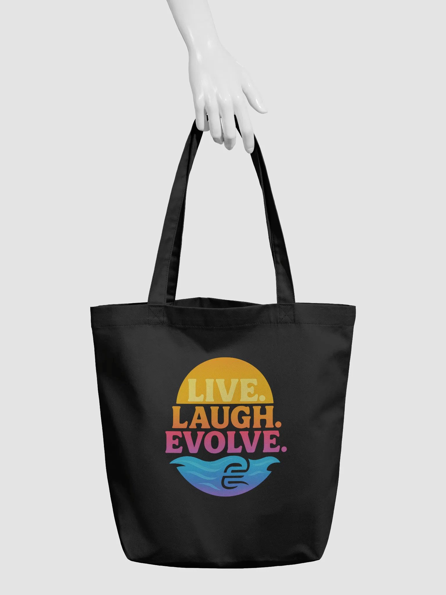 Evolved Sunset Waves Eco Tote product image (3)