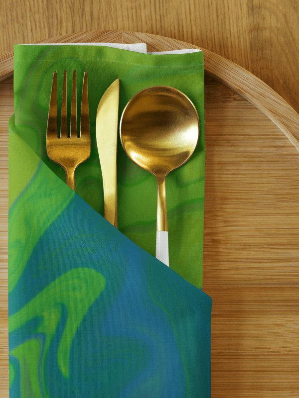 Iridescent Pattern Cloth Napkin Set (4) product image (11)