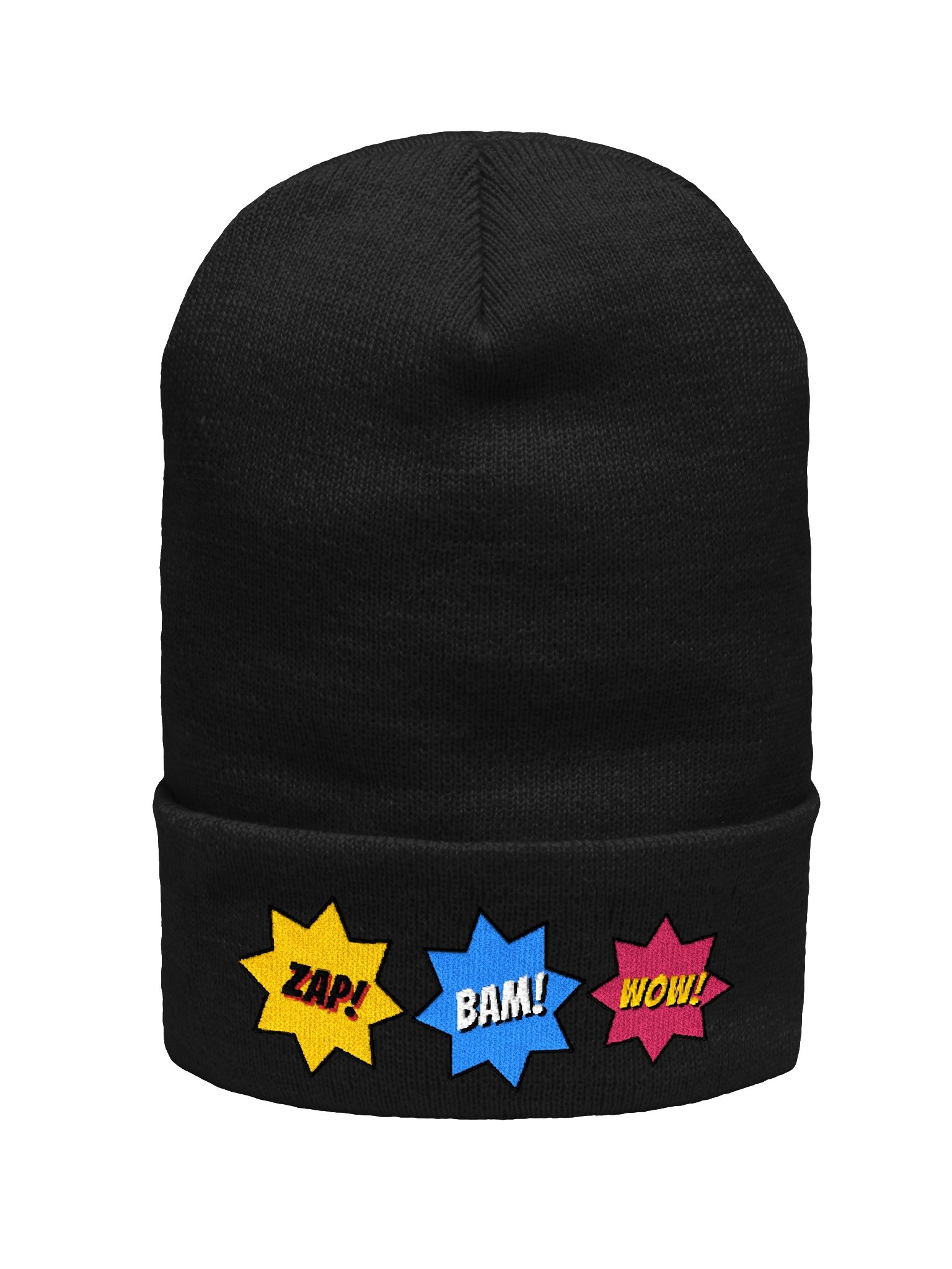 ZAP BAM WOW Cuffed Beanie product image (1)