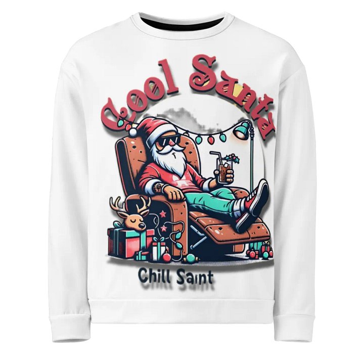 Chill Santa All-Over Print Sweatshirt product image (1)