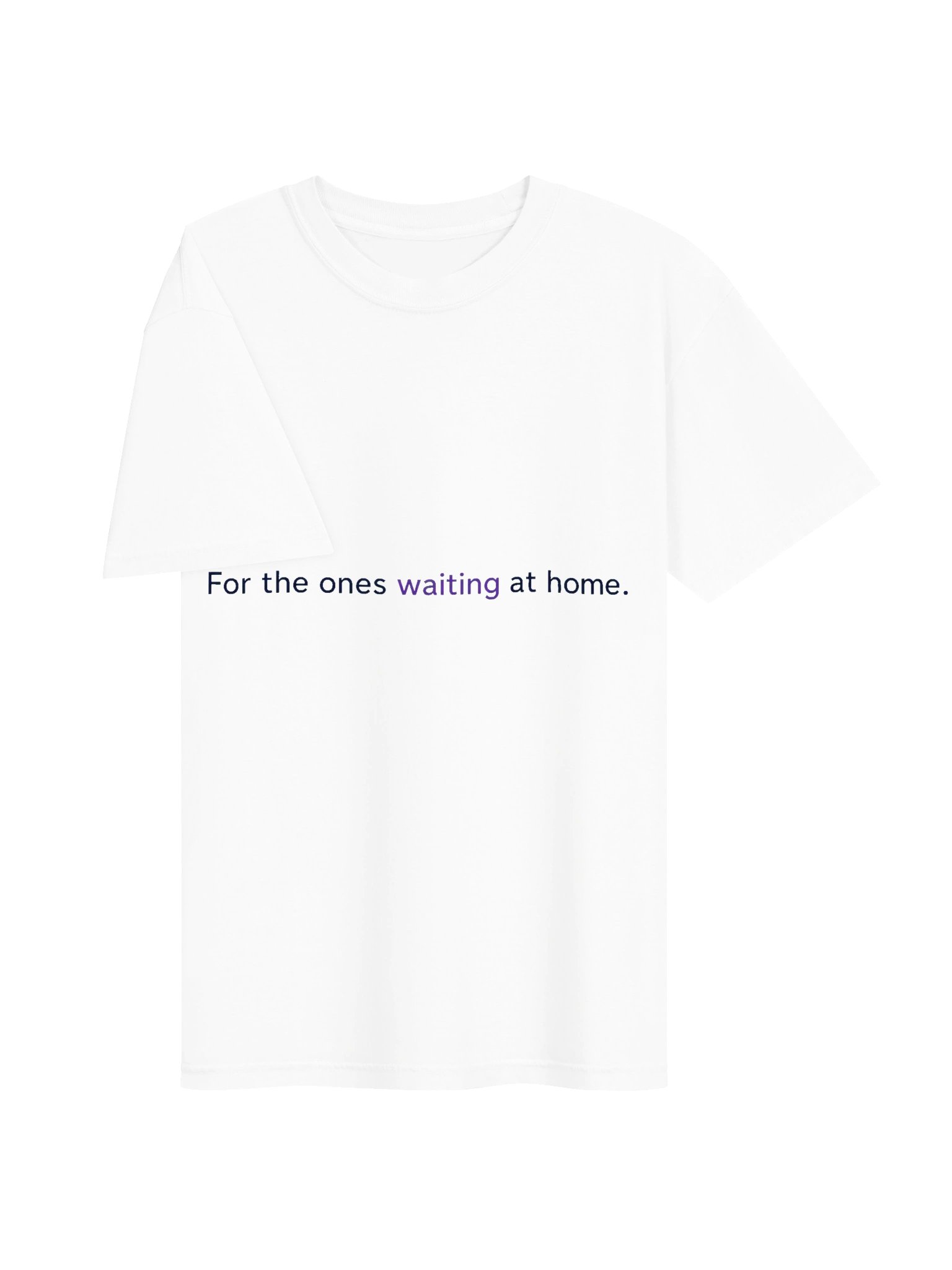 T shirt - my heart is waiting at home product image (3)