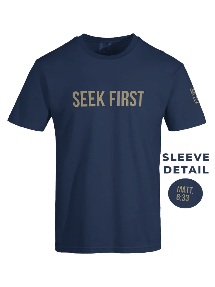 Men's Seek First Tee - Matthew 6:33 product image (2)