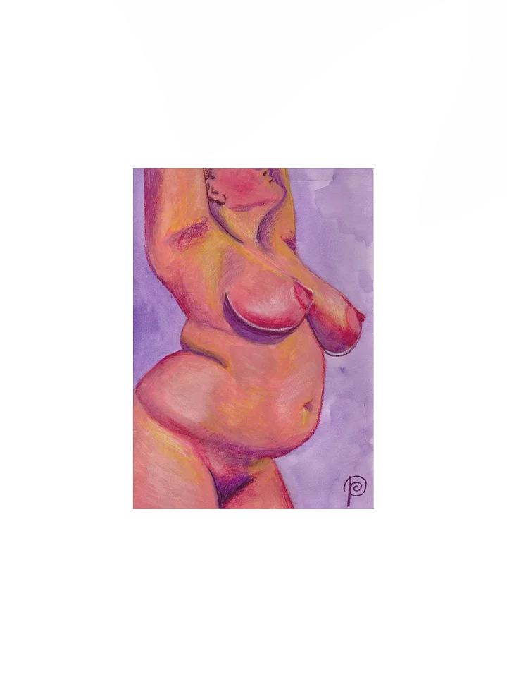 i am god nude painting poster product image (1)