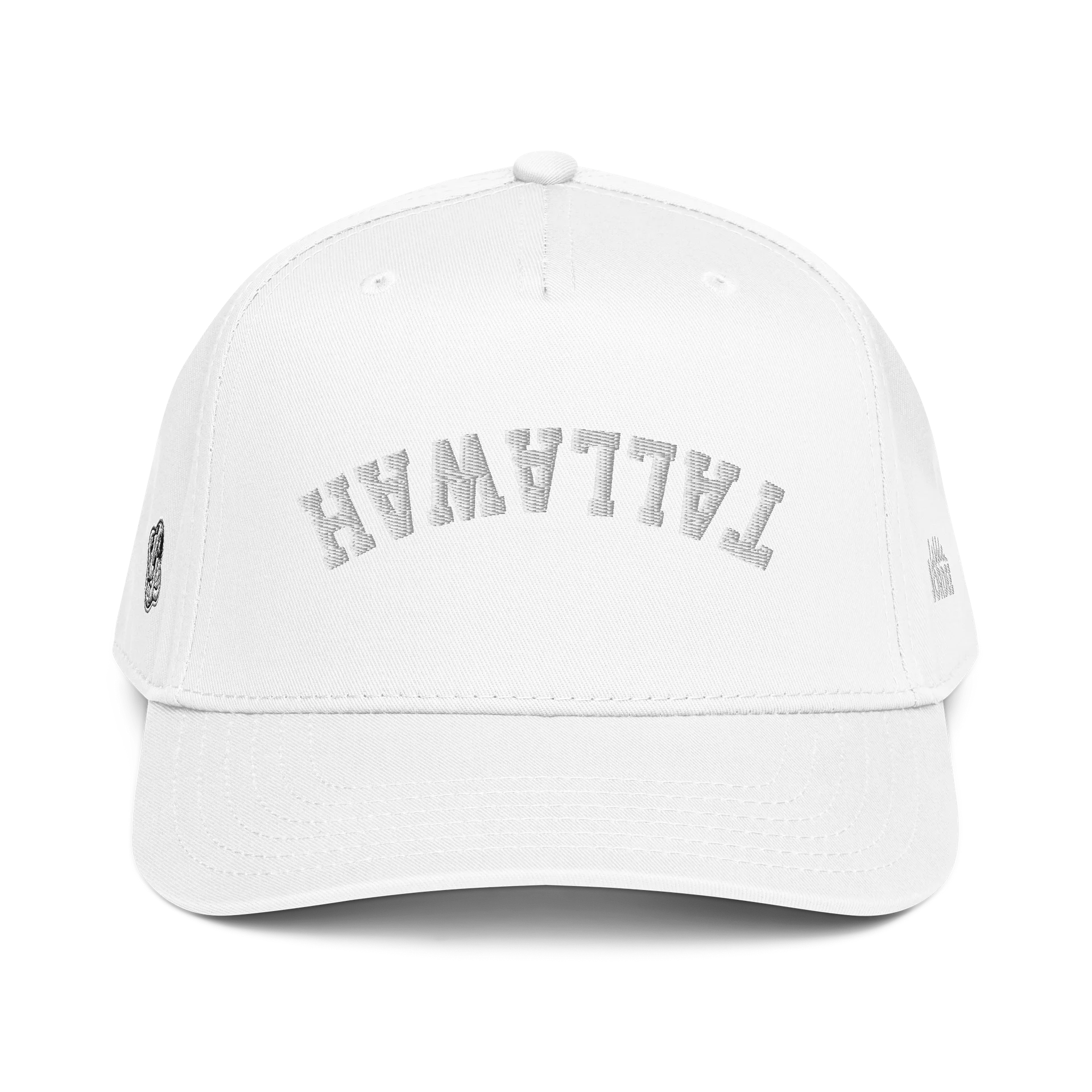 "likkle but TALLAWAH" Baseball Cap in Criss White product image (1)