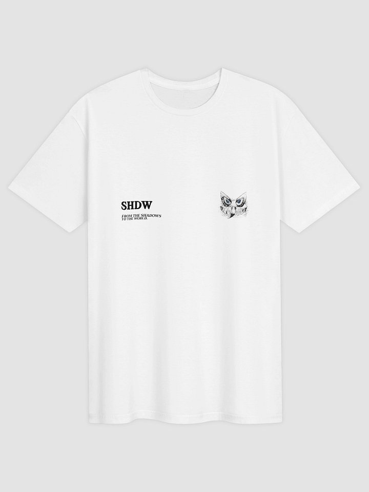 shdw white tee - SHDW LABS product image (1)