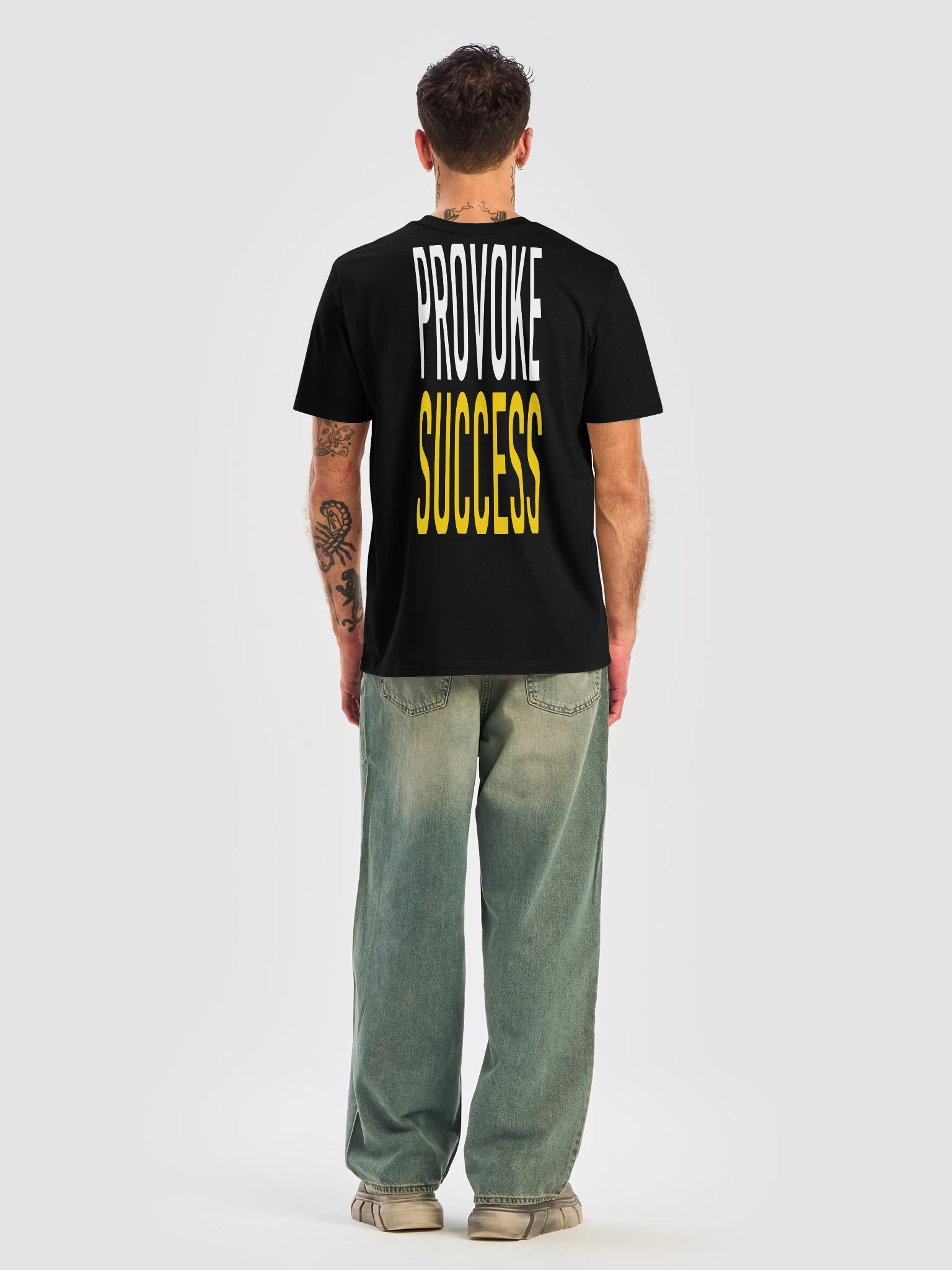 PROVOKÄHAUS Provoke Success Training Tee — Black & Yellow product image (8)