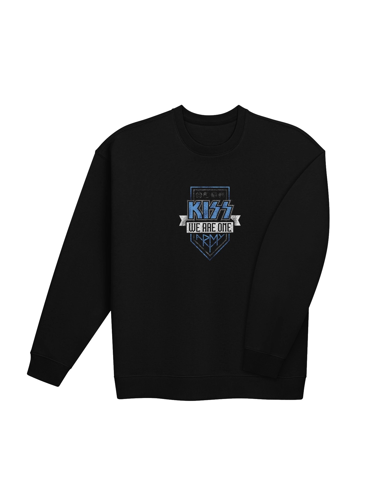 KISS "We Are One Army" Graphic Sweatshirt – Premium Organic Oversized Pullover product image (4)
