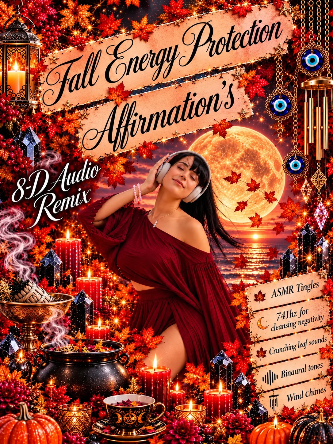 Fall Energy Protection Affirmation's 8D Audio Remix product image (1)